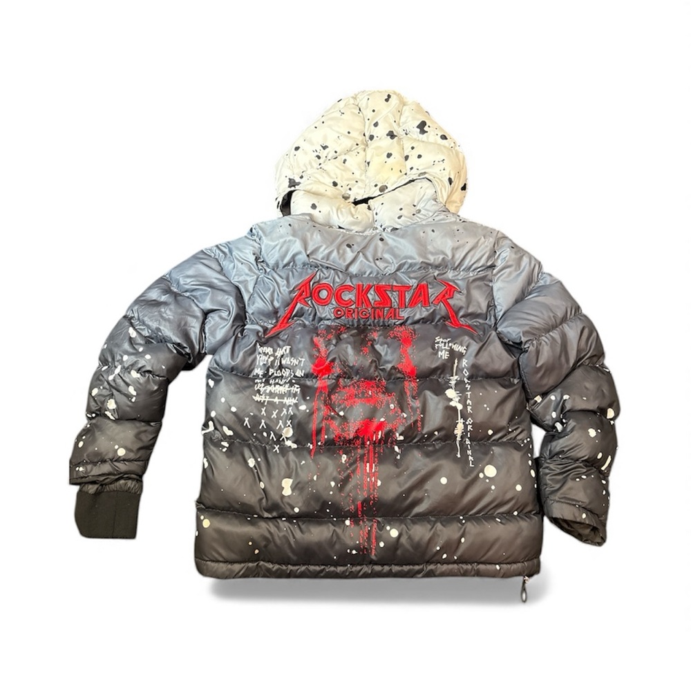 Rockstar Original Men's Gray/Black Puffer Jacket